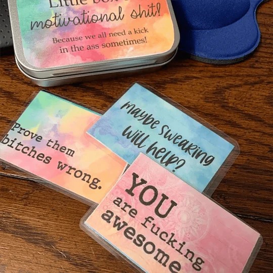 Funny Motivation Cards Gift (1 Set of 20 Sheets)