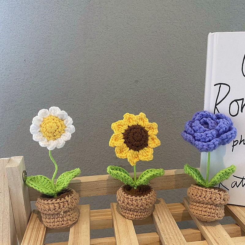【Mother's Day Special 50% Off】Handmade knitted flowers