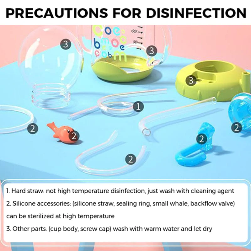 🐳Baby Drinking Cup With Whale Squirt