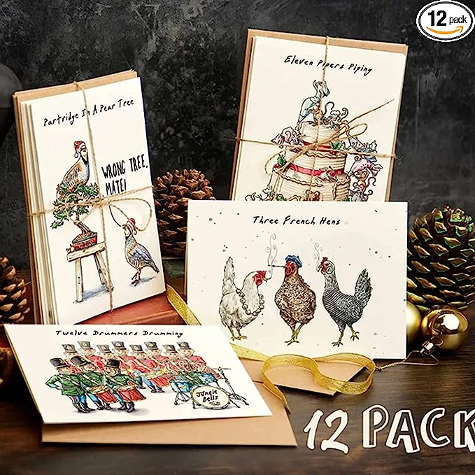 🎄12 Days of Christmas Funny Cards🎁
