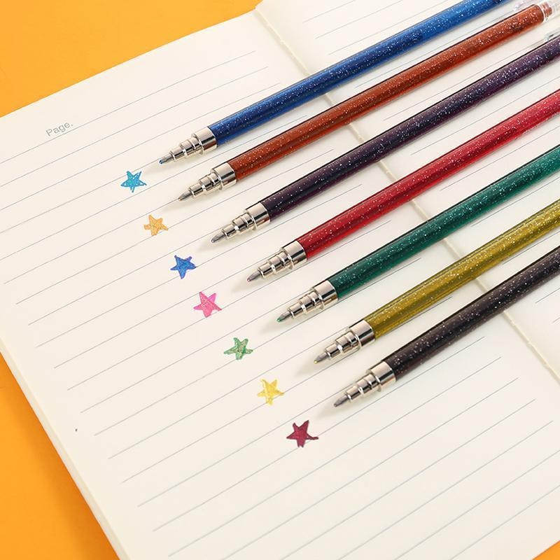 Juice Color Gelly Roll Gel Pens- Blingbling Sparkle（Set of 8）