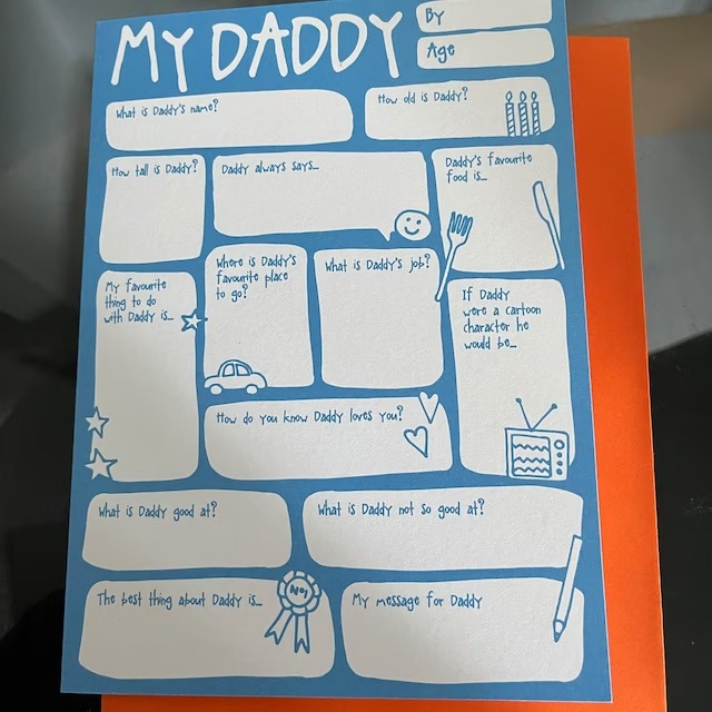 Daddy Father's Day / Birthday Card 