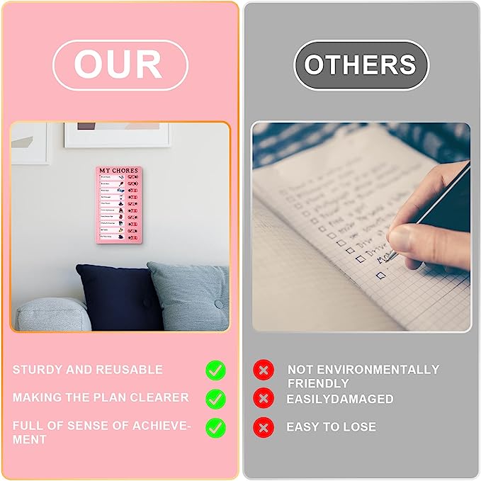 🔥Last Day Promotion 50% OFF-Magnetic Dry-Erase Daily Routine Chart