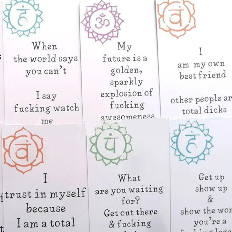 Funny Affirmation Card Gift With Storage Pouch