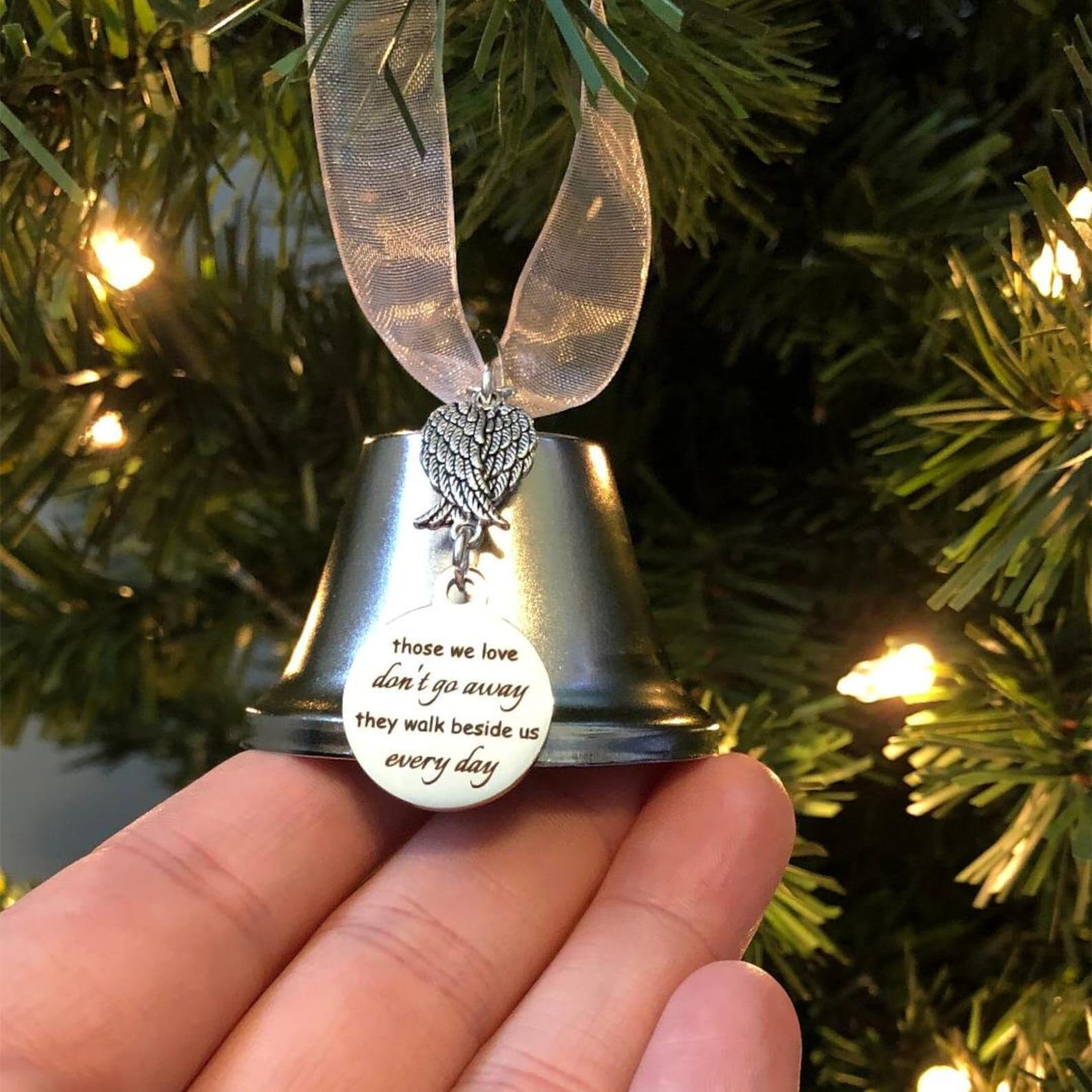 🎄Christmas Ornaments Angel Wings Bell🔔—Memorial Christmas Gift👼