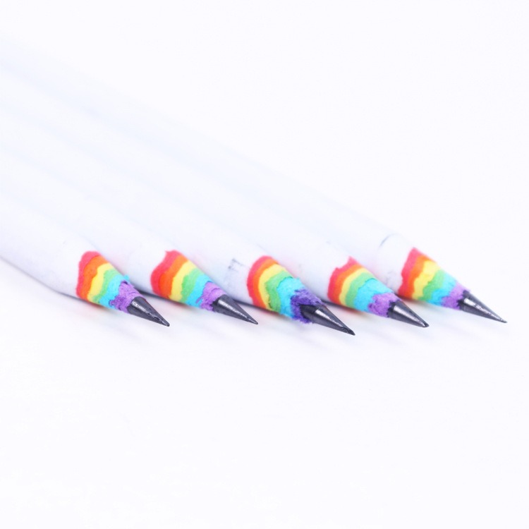 🌈Recycled Paper Rainbow Pencil Set