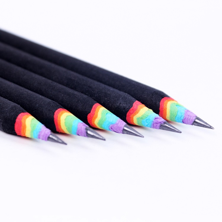 🌈Recycled Paper Rainbow Pencil Set