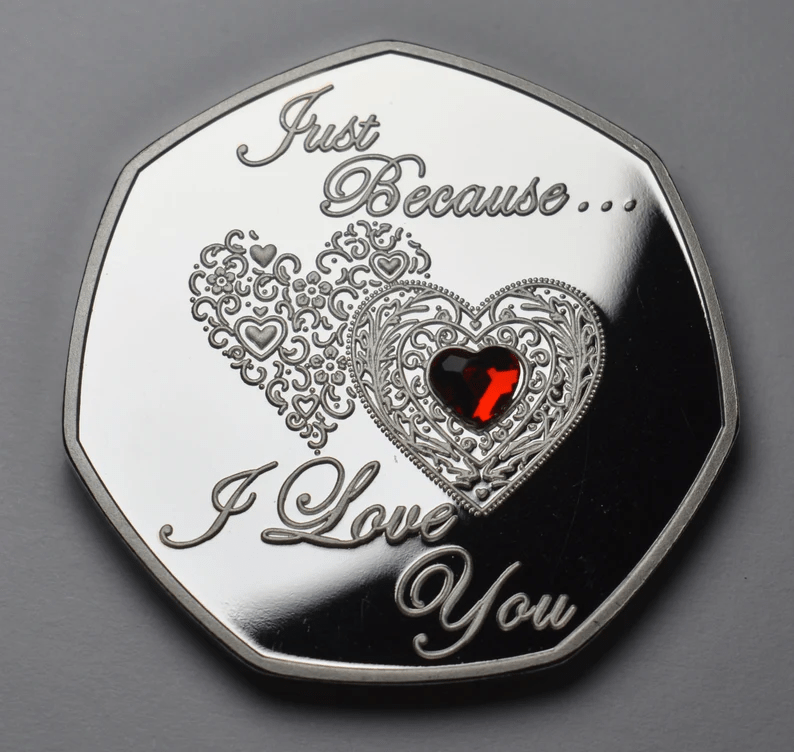 Brand New 'Just Because I Love You' Commemorative Coin