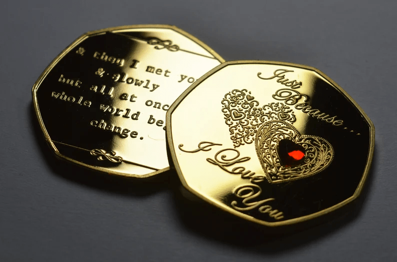 Brand New 'Just Because I Love You' Commemorative Coin