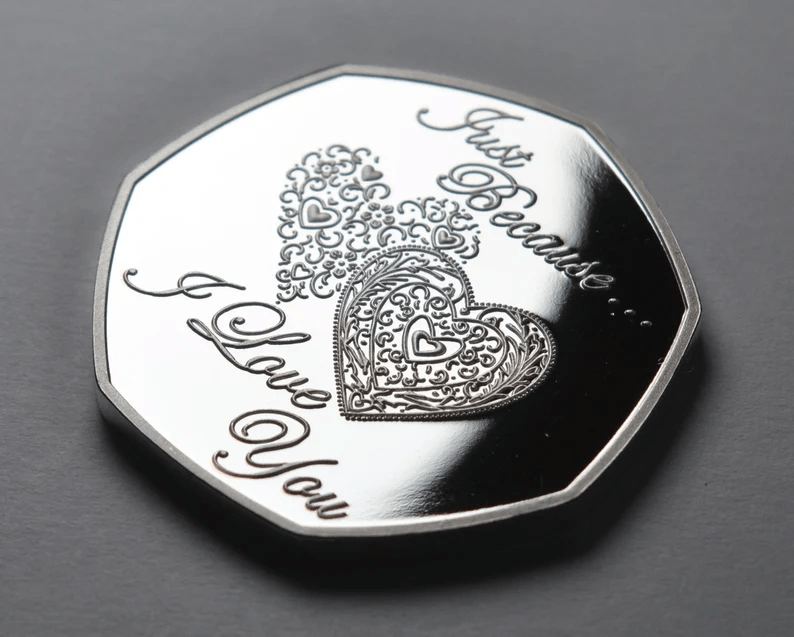 Brand New 'Just Because I Love You' Commemorative Coin