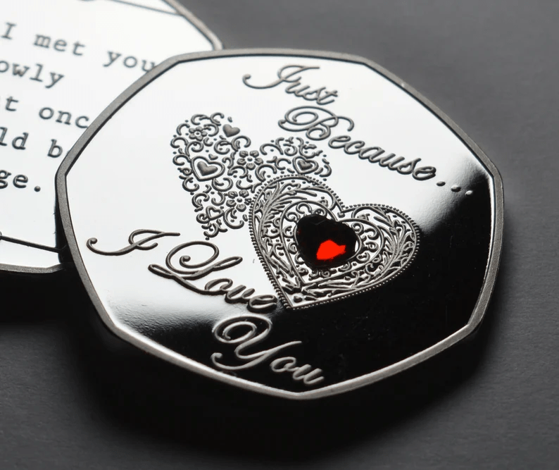Brand New 'Just Because I Love You' Commemorative Coin