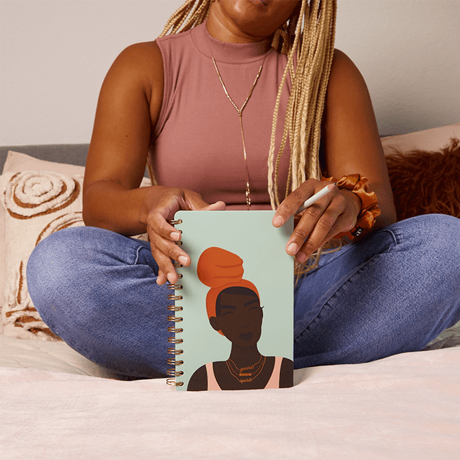👩‍💼"Independent Woman" Hardcover Spiral Journal📔
