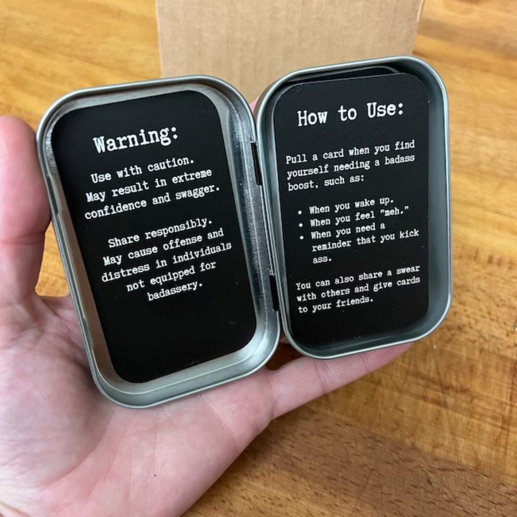 Mini Sweary Affirmation Cards for Badass Legends(18PCS)