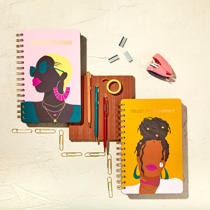 👩‍💼"Independent Woman" Hardcover Spiral Journal📔