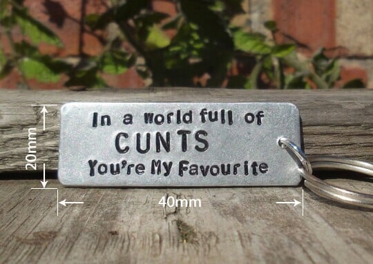  In A World Full of CUNTS You're My FAVOURITE Funny Gifts
