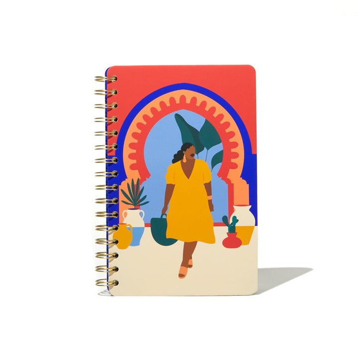 👩‍💼"Independent Woman" Hardcover Spiral Journal📔