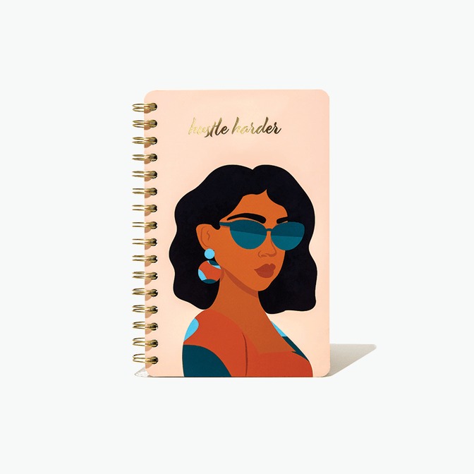 👩‍💼"Independent Woman" Hardcover Spiral Journal📔