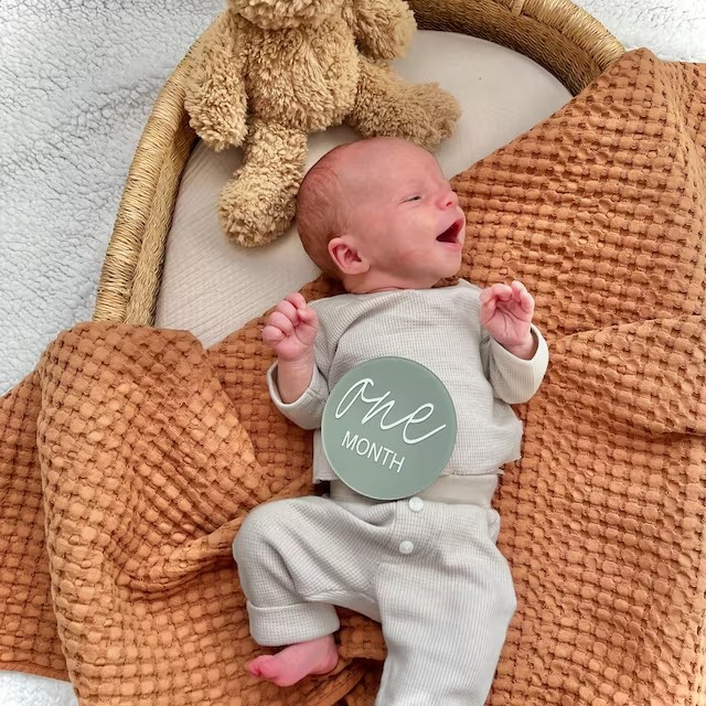 Acrylic Baby Milestones Disc