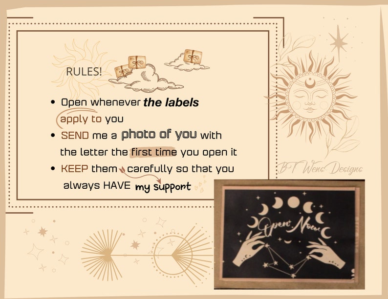 24 Printable Set of Open When Letters  Anniversary Gift  image 5