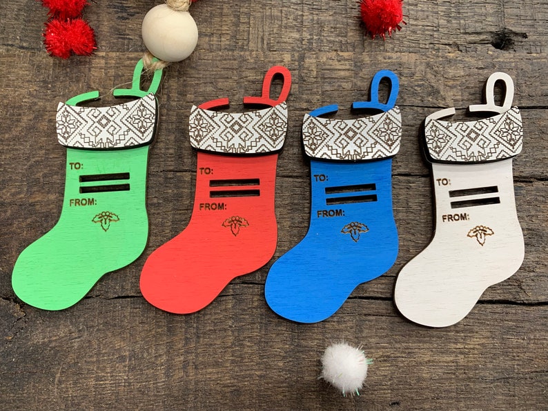 Christmas Cash Money Holder Ornament Easy Simple Gift for Her image 2