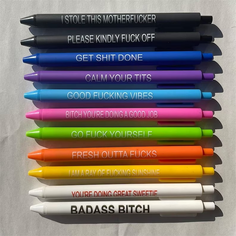 Funny Office Ballpoint Pens(Black Ink)