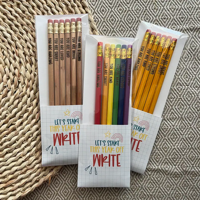 🌈Motivational Pencils Set