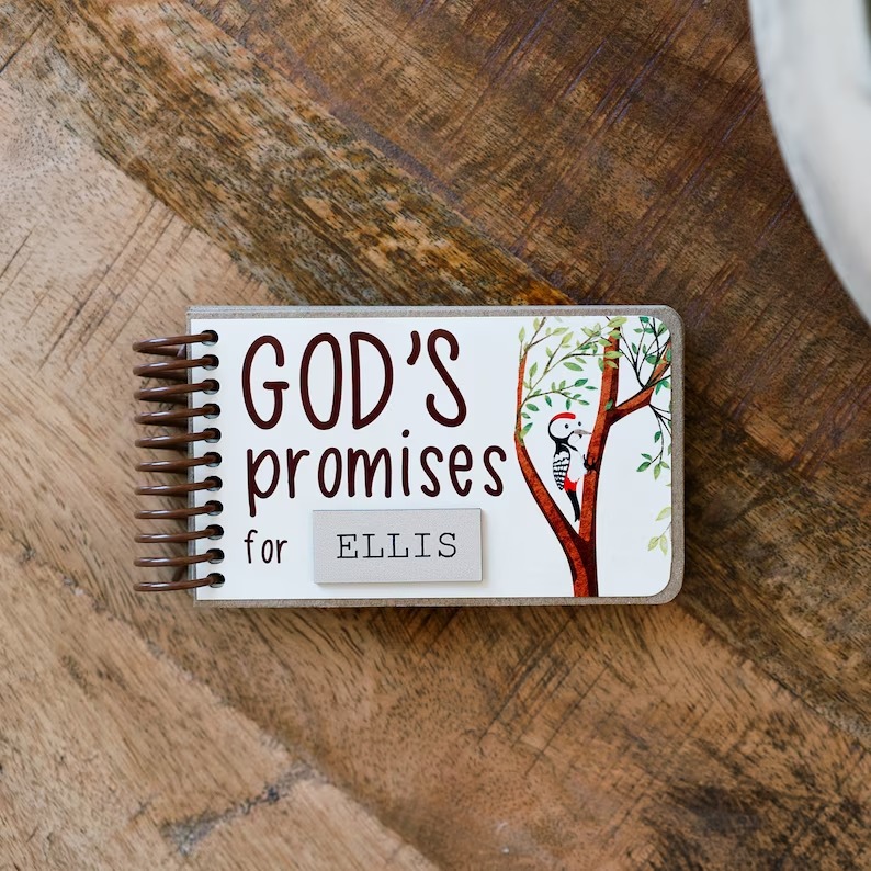 ✝Gods Promises Book for Toddlers - 🎁Christian Baptism Gift