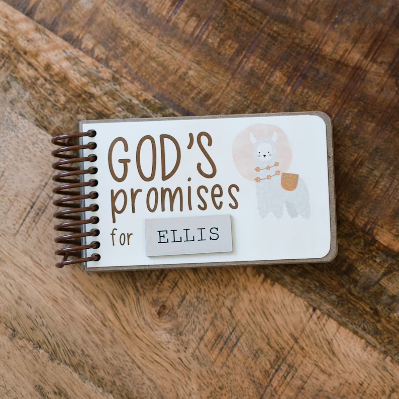 ✝Gods Promises Book for Toddlers - 🎁Christian Baptism Gift