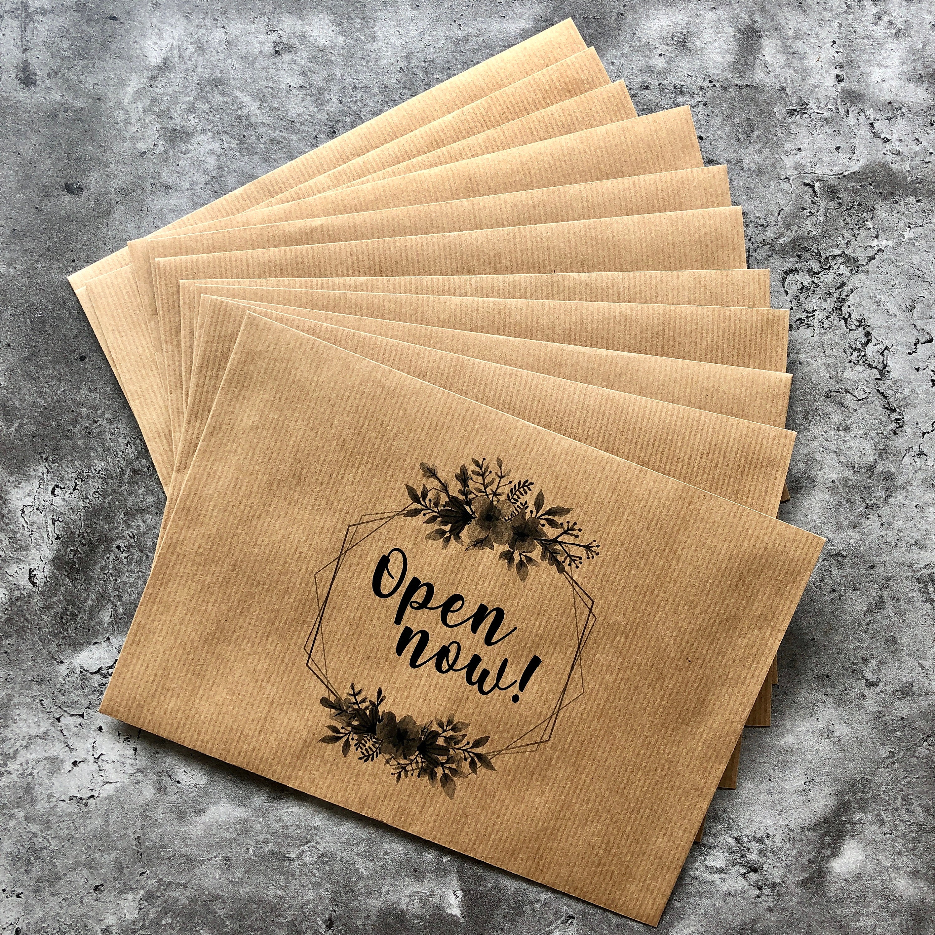 Set of Open When Envelopes