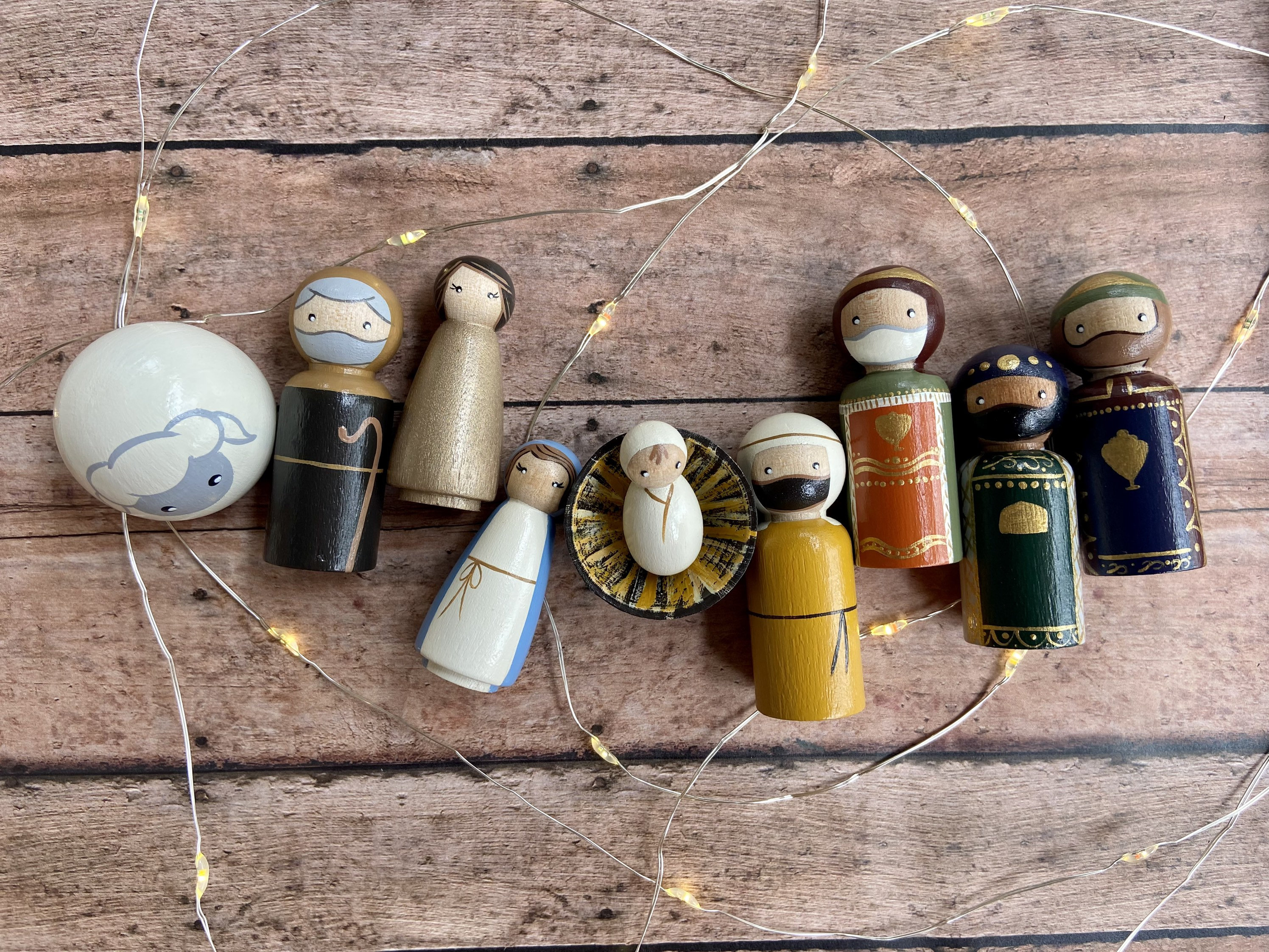 Peg Doll Set Gift