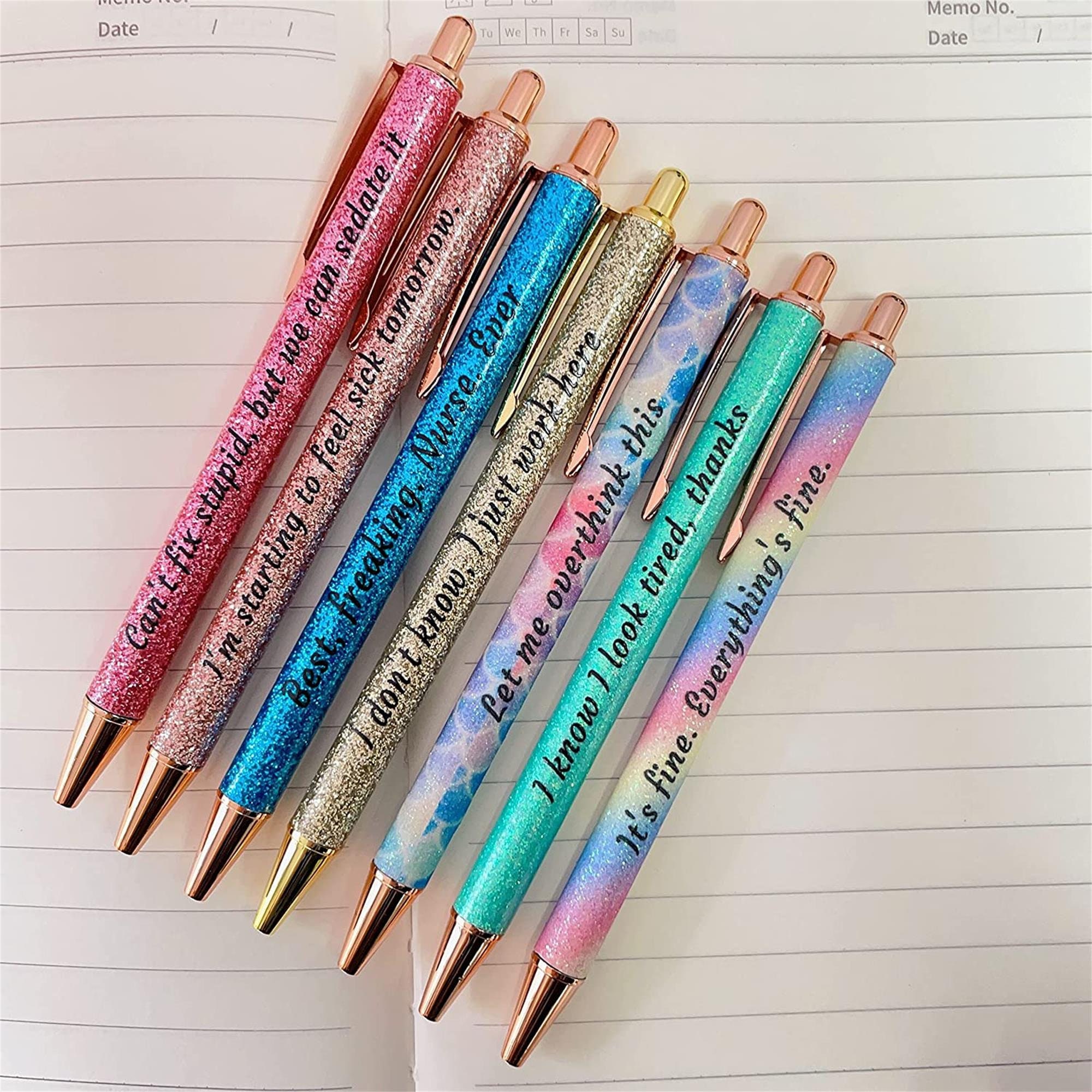 7pcs Funny Pens