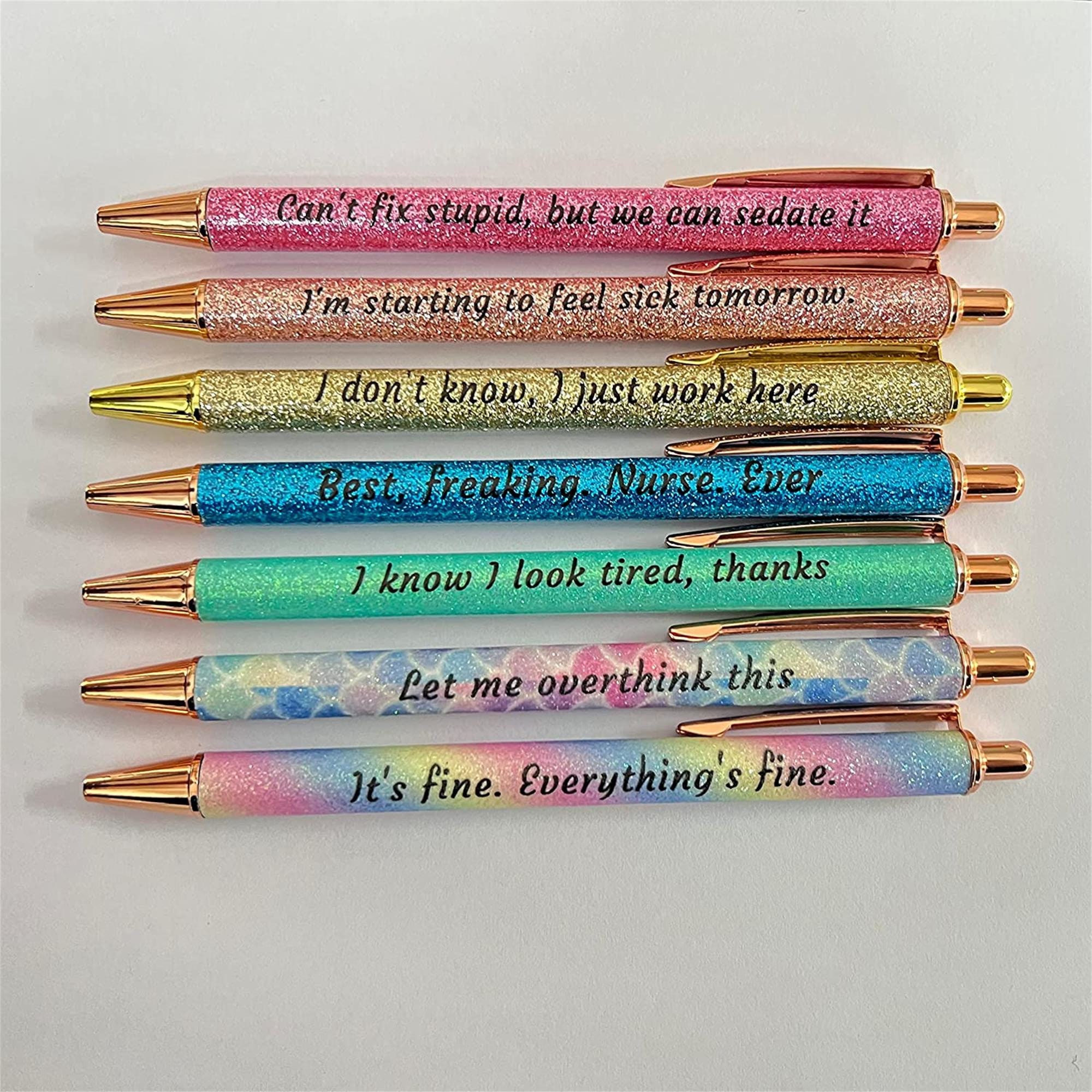 7pcs Funny Pens