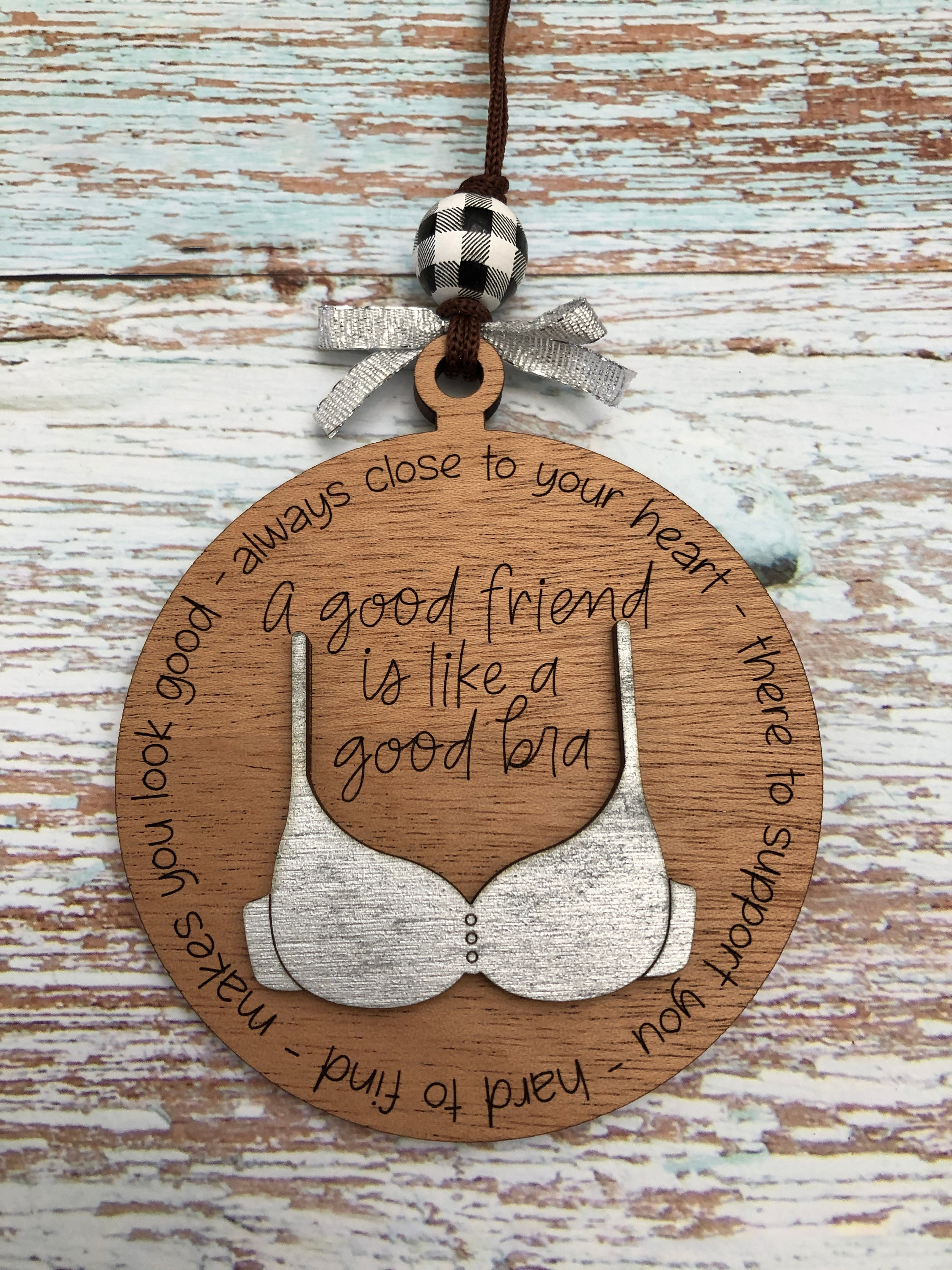 🤶Funny Christmas Ornament-😂Friend Like A Bra