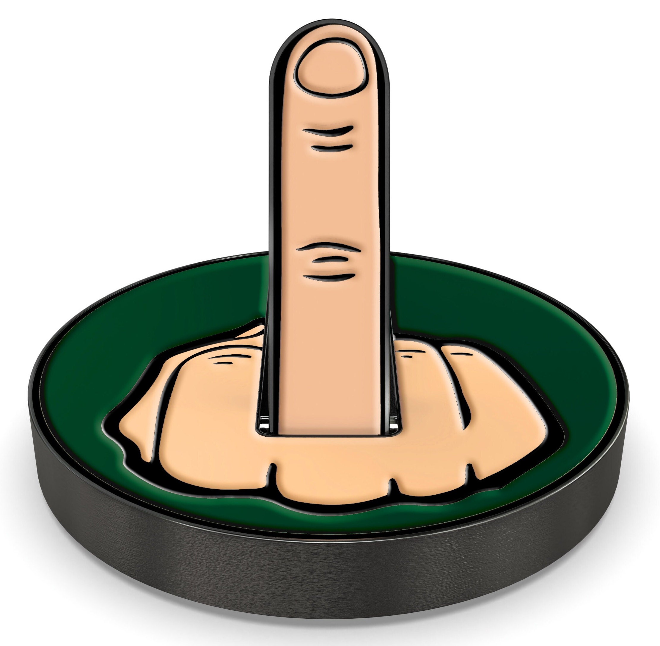 Funny Working Middle Finger Golf Ball Marker Gift