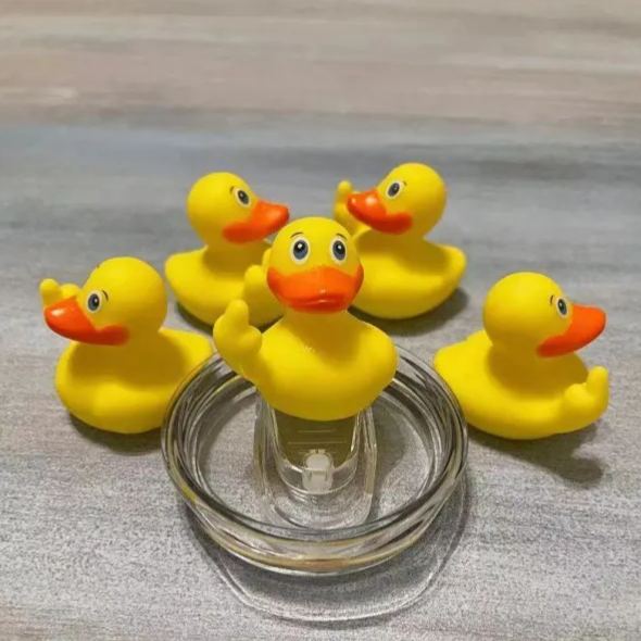 Fucktopus Rude Rubber Duck Middle Finger Prank