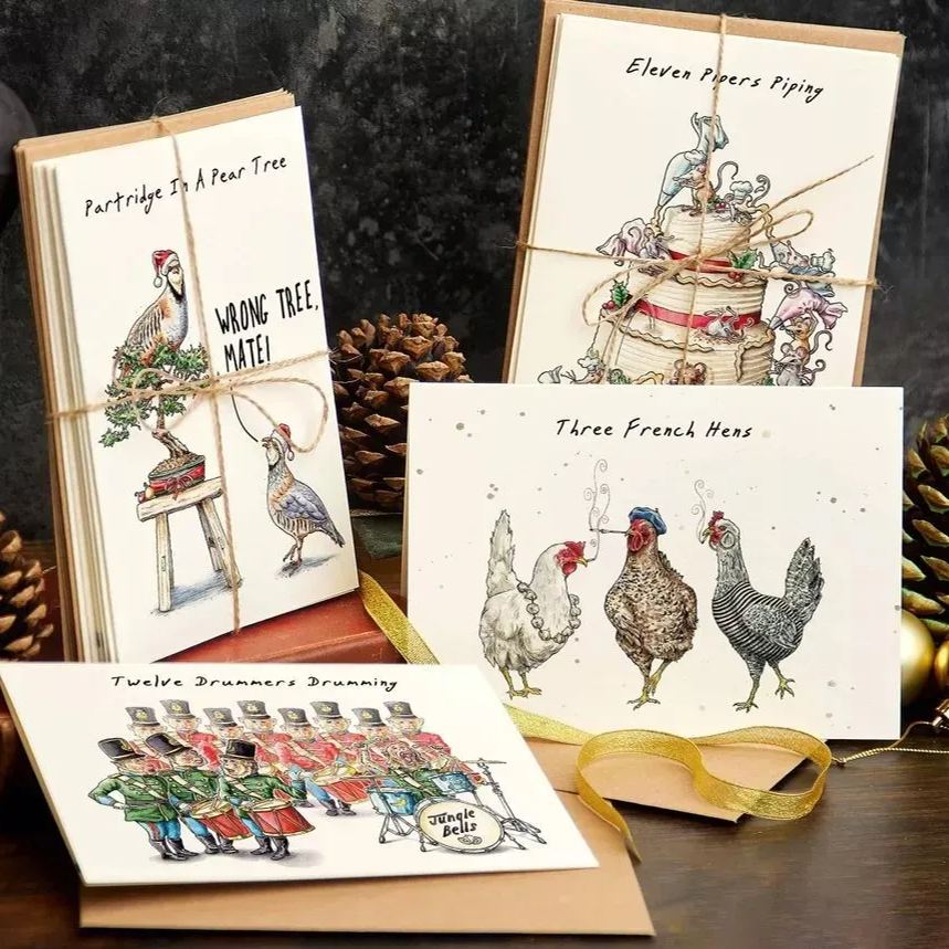 🔥Early Christmas Sale👍Twelve Days Of Christmas Card Set