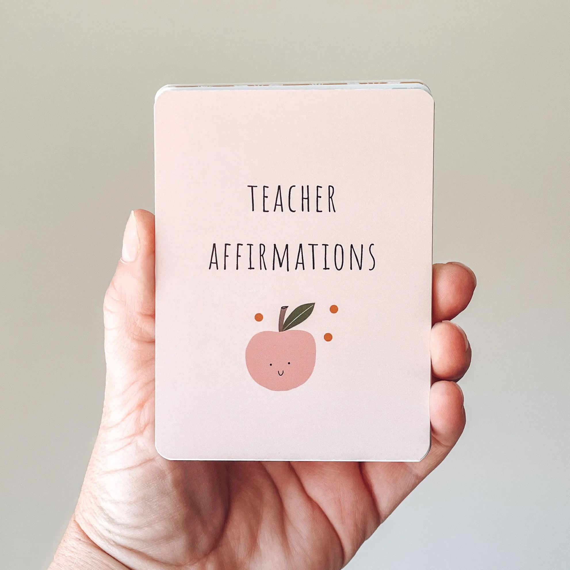 Teacher Affirmation Cards - Christmas gift for teachers.