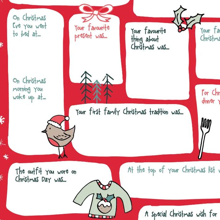 DIY Keepsake Cute Questions & Answer Interview