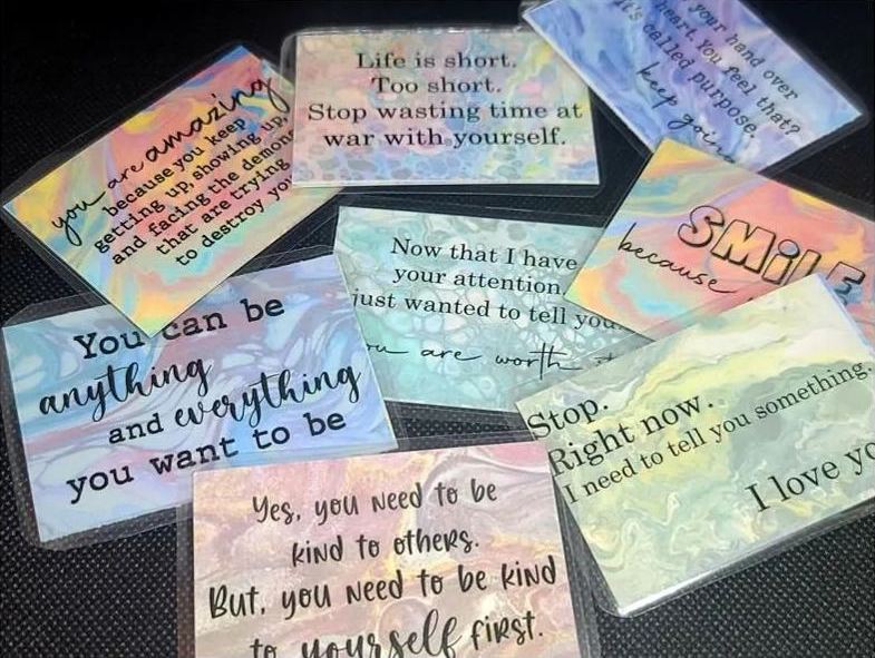 Hey You...Open Me! Motivational Card Box