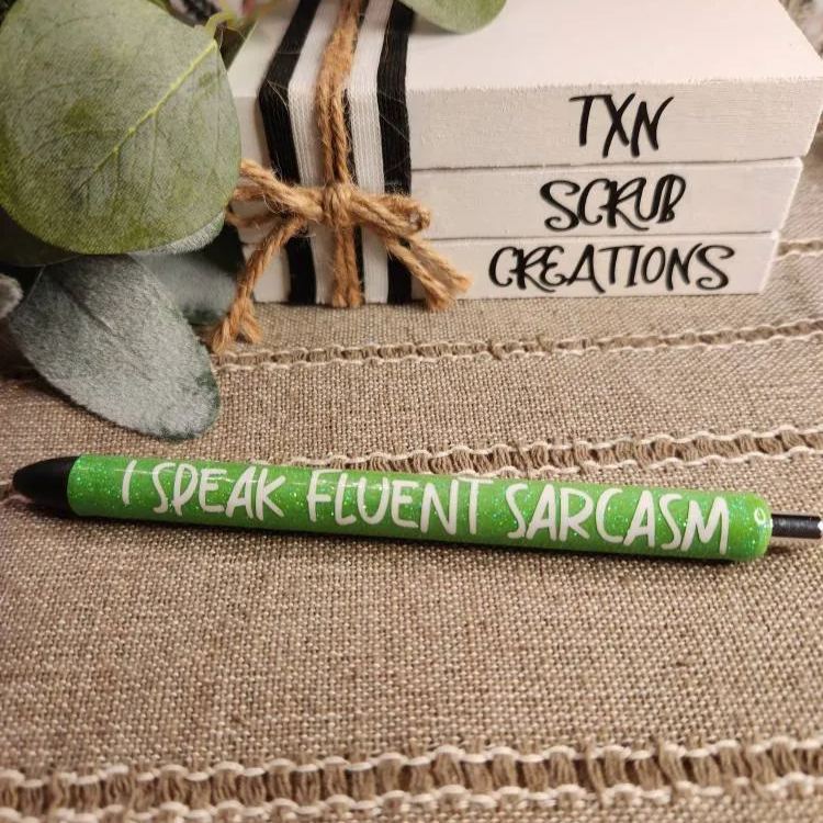 Work Humor Glitter Pens for Office Personal