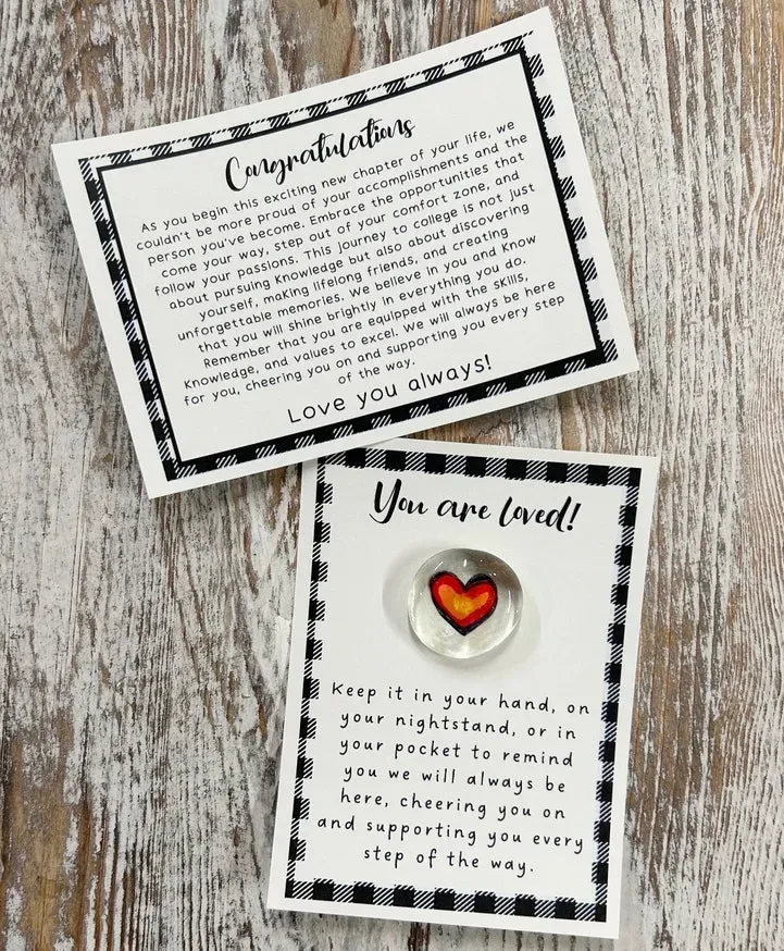 Leaving for College Glass Gem Congratulations Gem Graduation image 2
