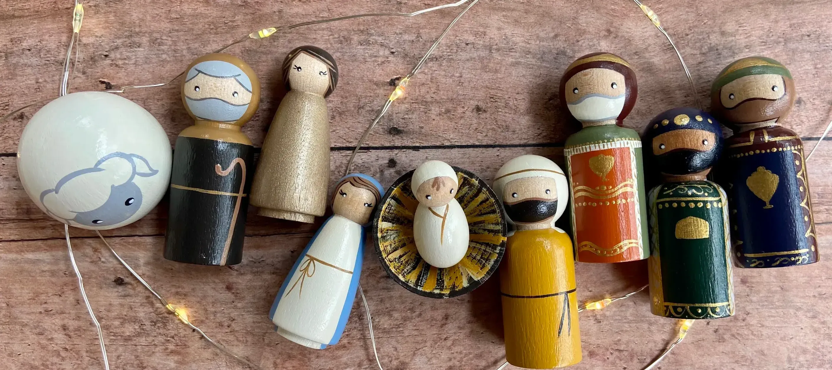 Peg Doll Set Gift