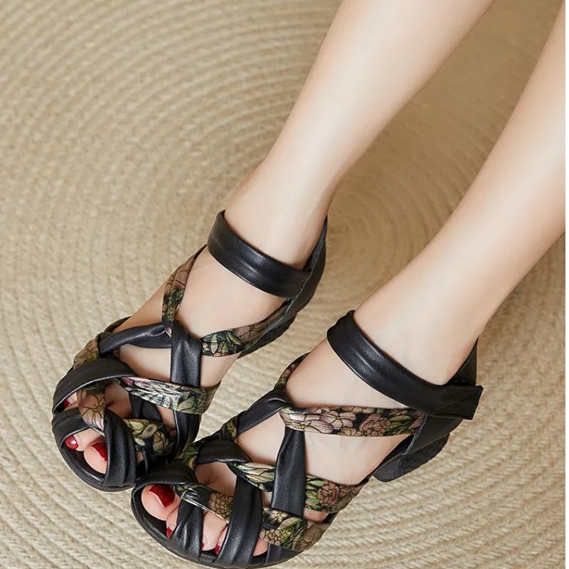 Women's Summer Retro Hollow High Top Shoes