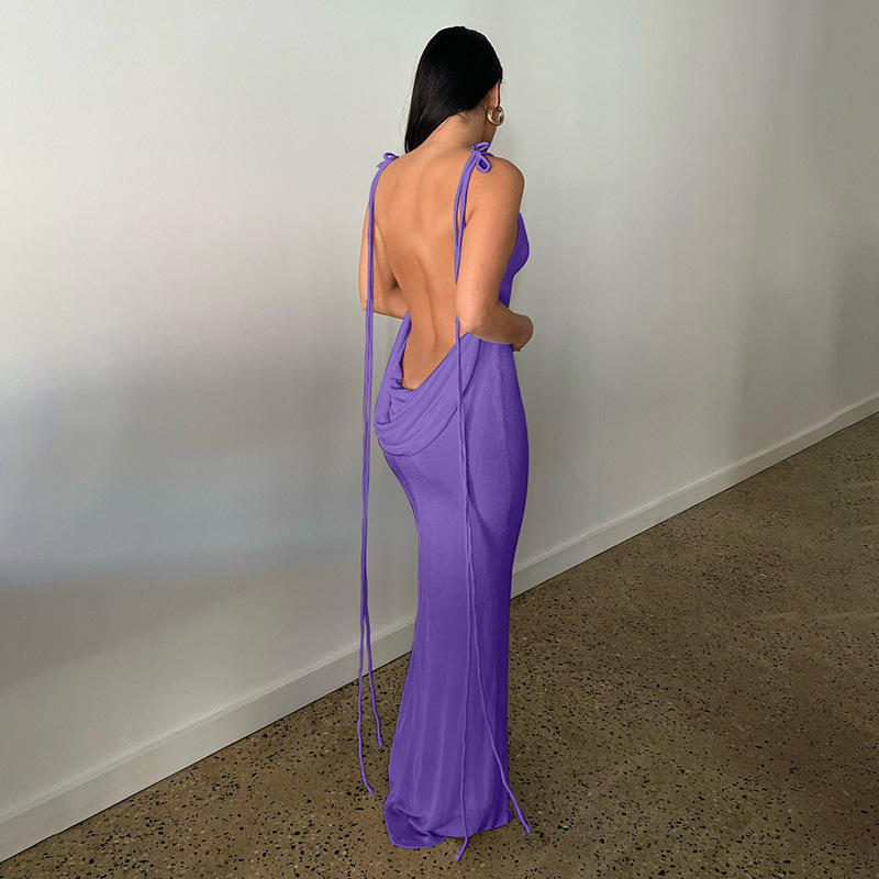 Serenity Backless Maxi Dress