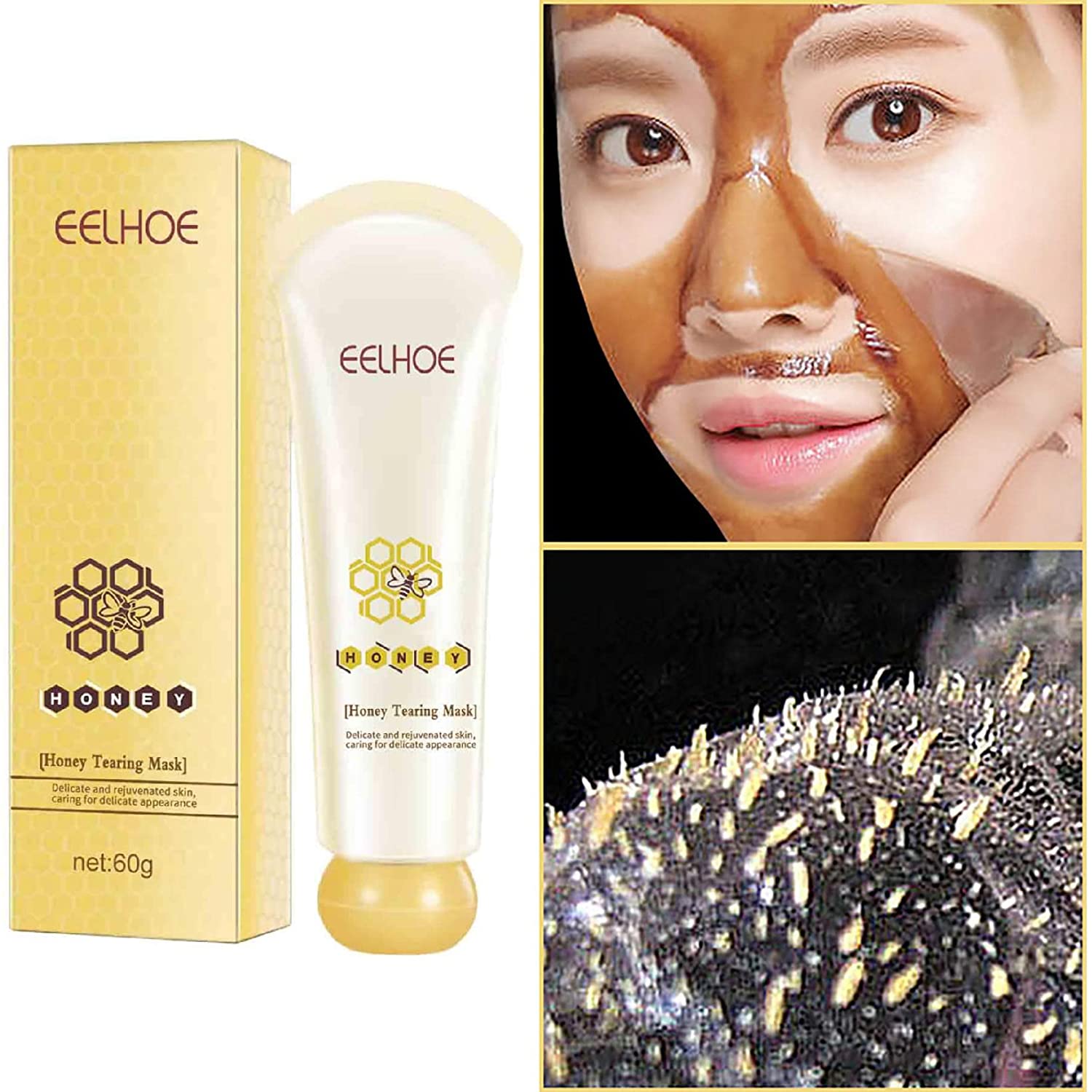 Honey Tearing Mask Blackhead Control Peel Mask 