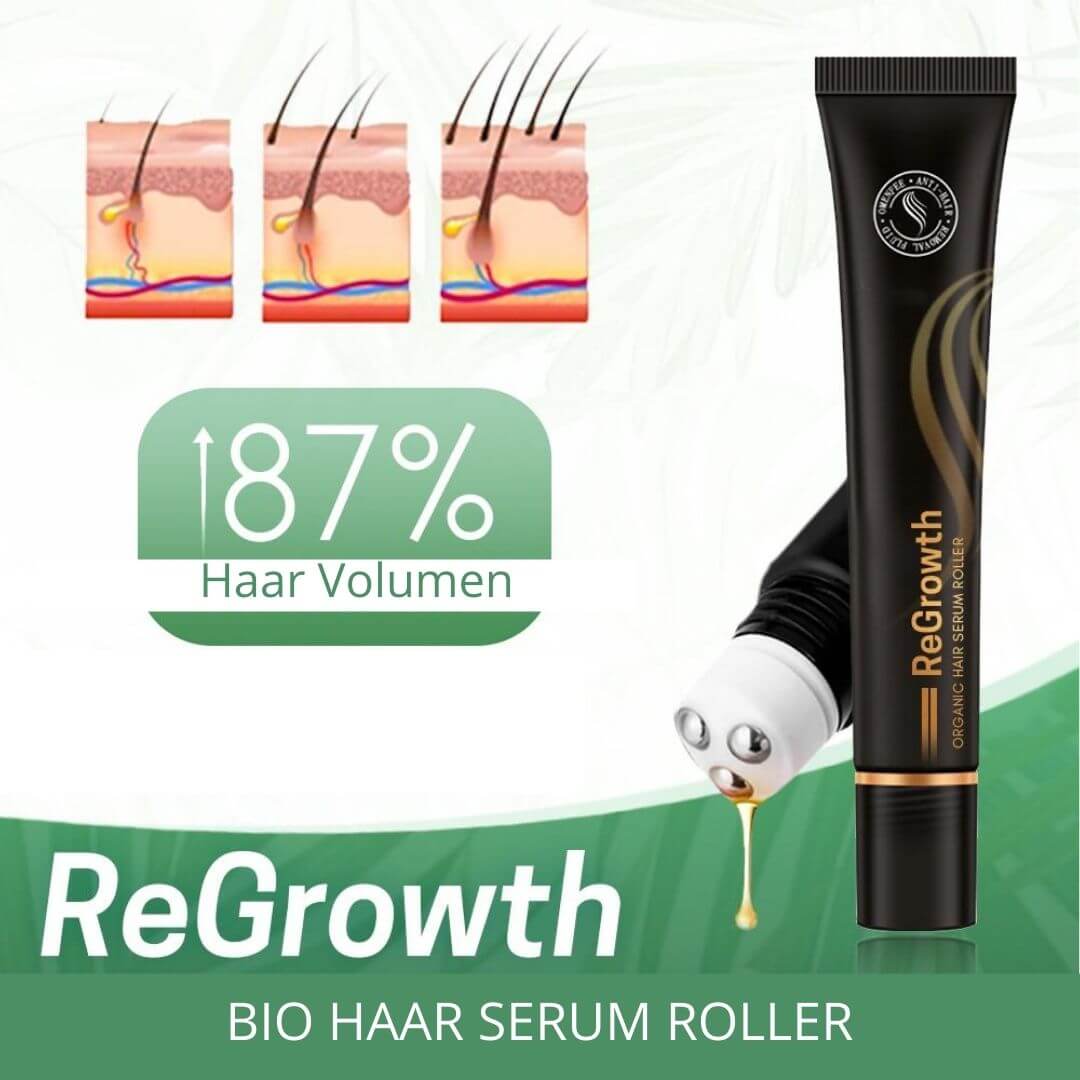 Organic hair serum roller