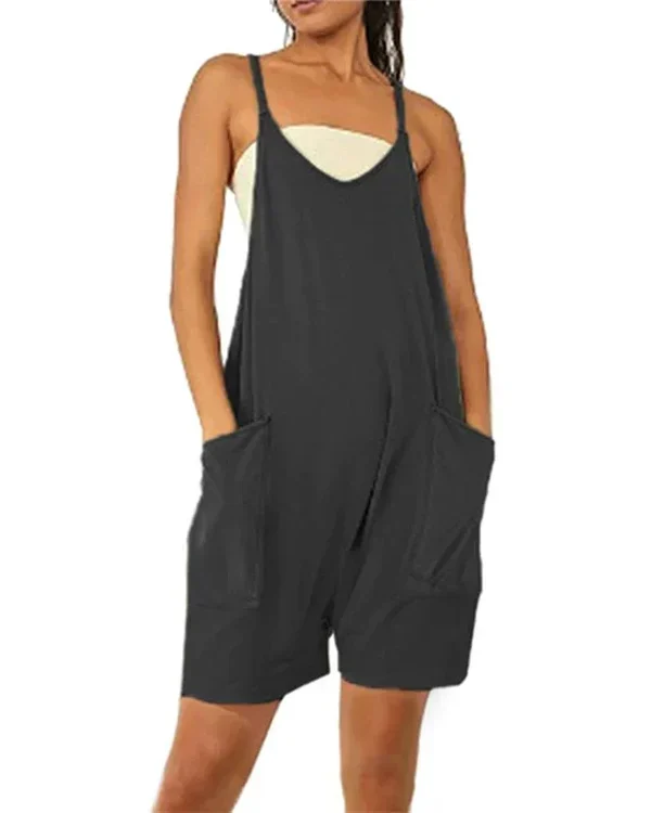 Summer Short Jumpsuit with Pockets (Buy 3 Free Shipping)