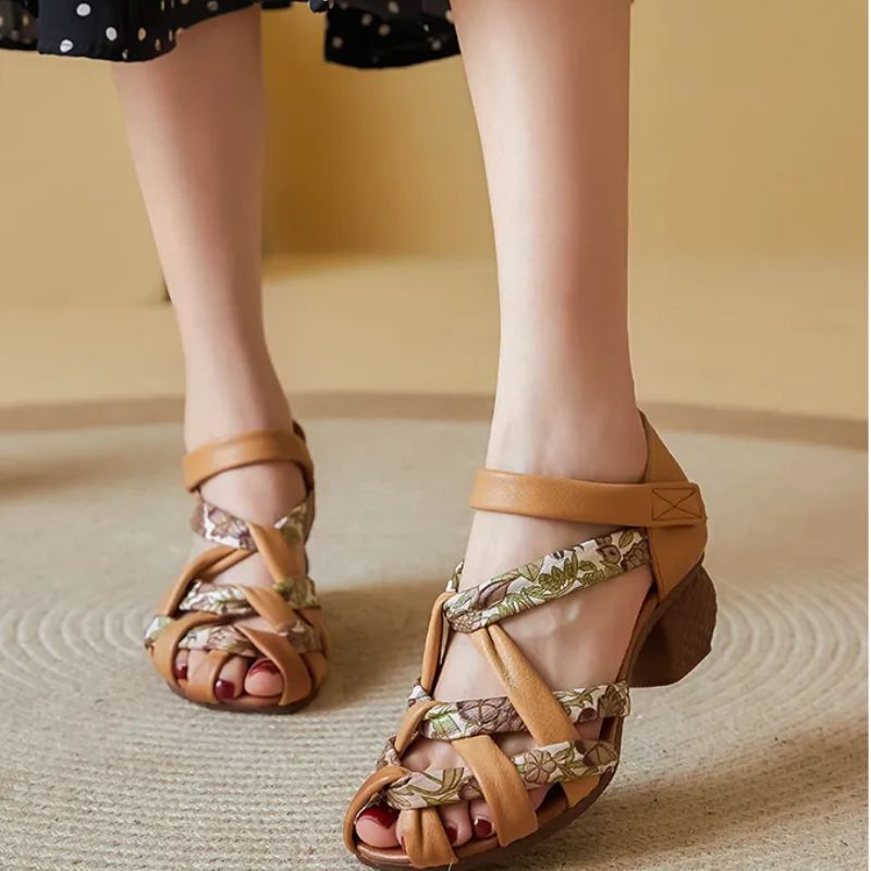 Women's Summer Retro Hollow High Top Shoes