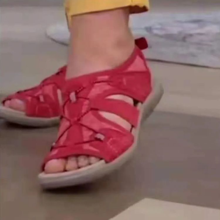 Ladies Velcro Adjustable Soft Sole Sandals