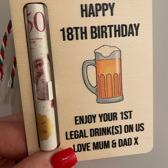 🎂EIGHTEENTH BIRTHDAY MONEY CLIP🎂